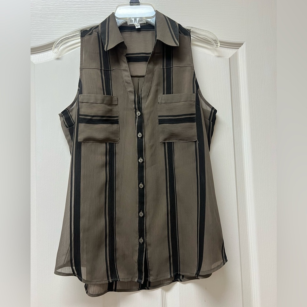 Express Portofino Sleeveless Blouse